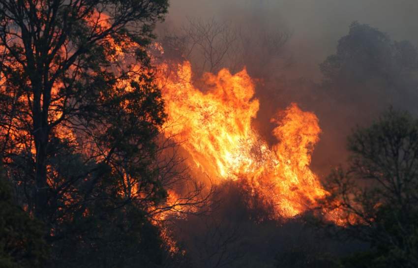 أكثر من 100 حريق يجتاح ساحل أستراليا وتسفر عن تدمير 21 منزلا