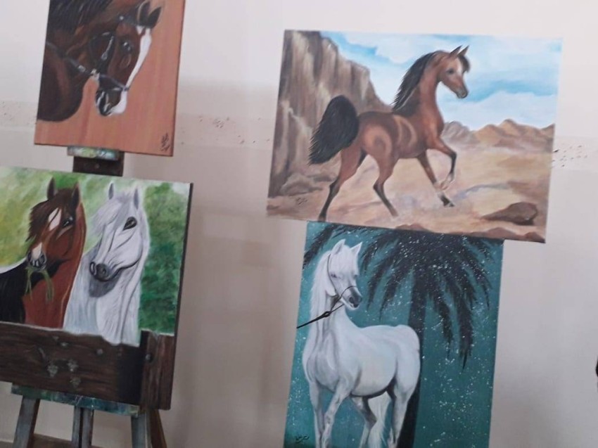 غزة تحتضن معرضاً فنياً للخيول العربية الأصيلة - أخبار صحيفة الرؤية