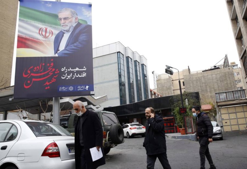 ولم تعلن أي دولة مسؤوليتها عن القتل رغم أن إيران تلقي باللوم على إسرائيل - رويترز